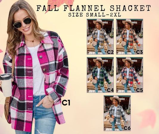 PREORDER: Fall Flannel Shacket