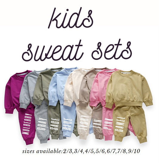 PREORDER: Channing Kids sweat set