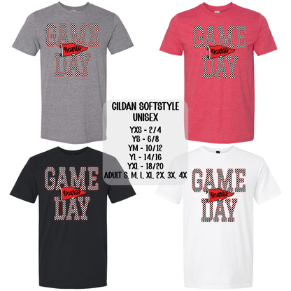 Hearts Checkered Game Day