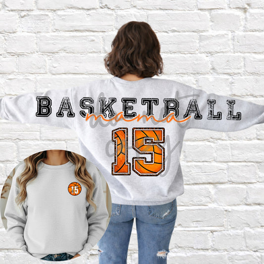 Basketball Mama | Completely Customized! | Tee or Crewneck