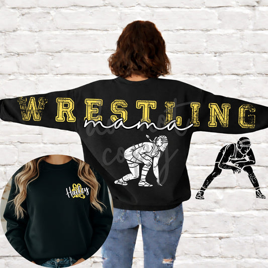 Wrestling Mama | Completely Customized! | Tee or Crewneck