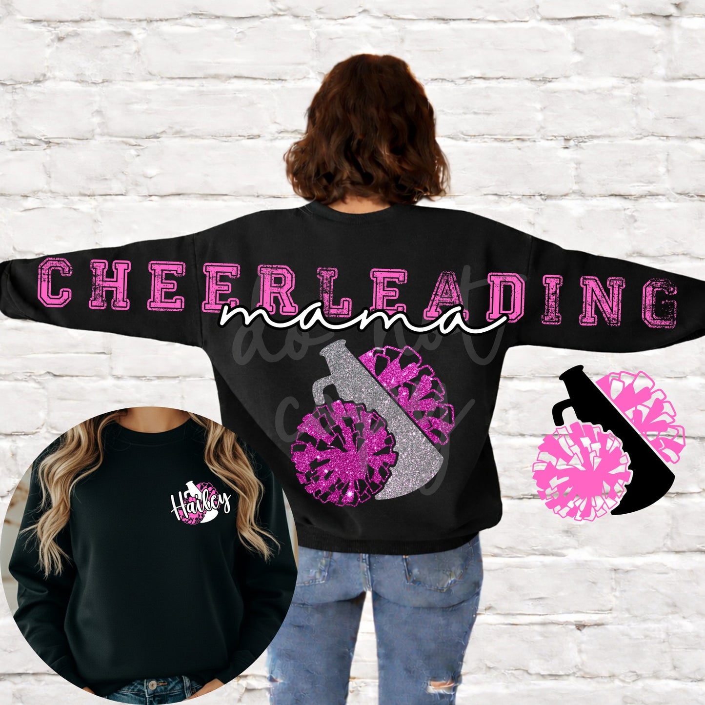 Cheerleading Mama | Completely Customized! | Tee or Crewneck