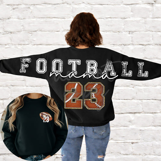 Football Mama | Completely Customized! | Tee or Crewneck