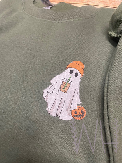 Trick or treat ghost pocket