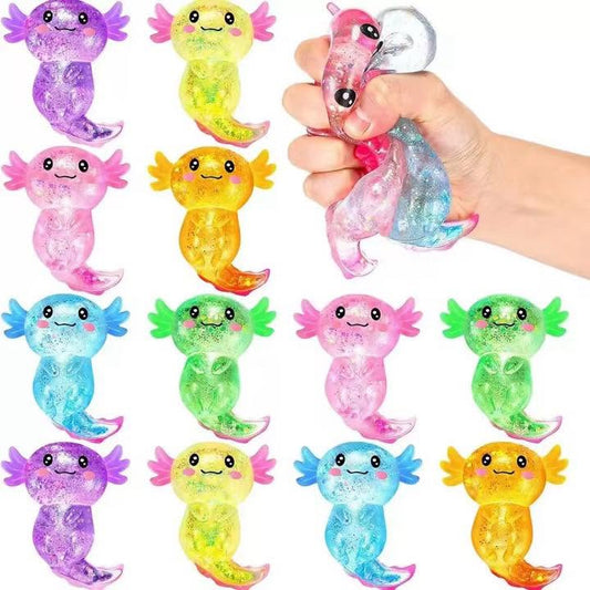 Glitter Axolotl Squishy