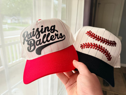 Raising Ballers Patch Hat | Baseball Mom | Softball Mom