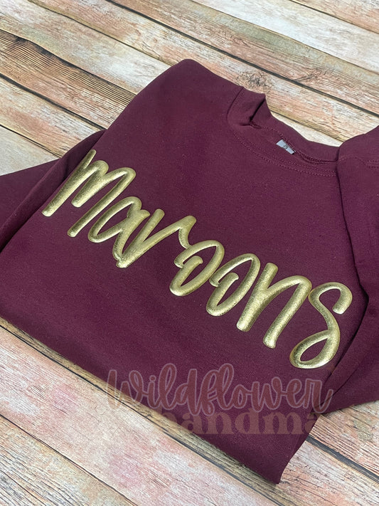 Gold Puff Maroons