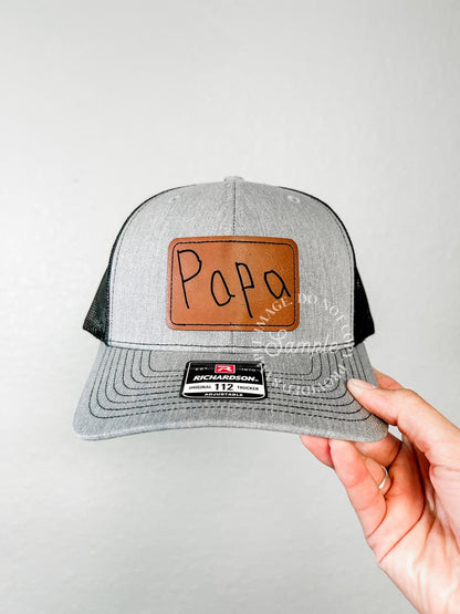 Custom handwriting patch hat
