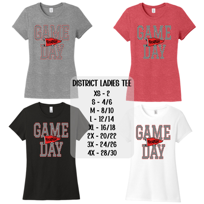 Hearts Checkered Game Day