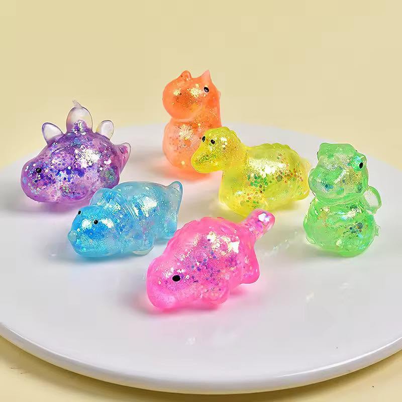 Glitter Dinosaur Squishy