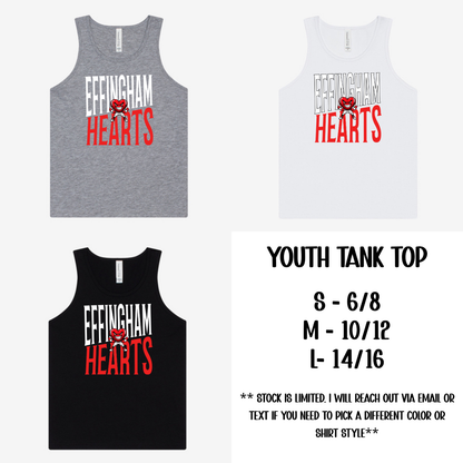 Hearts Slanted Typeface