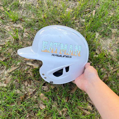 Custom Helmet Decal