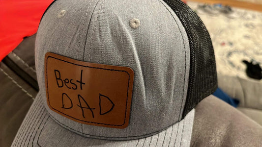 Custom handwriting patch hat