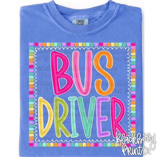 Bus Driver Color Pop Tee