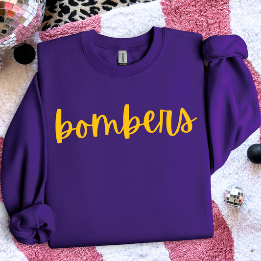 Bombers - gold script