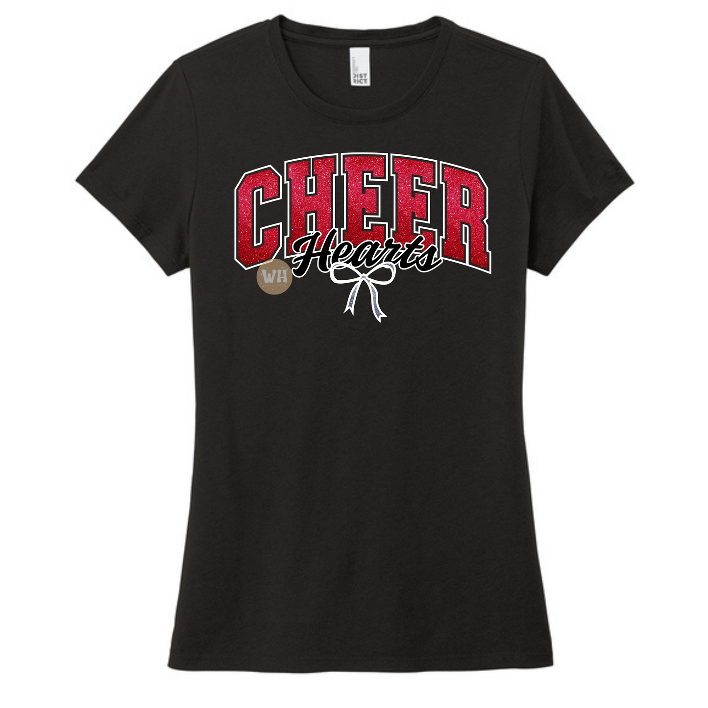 Hearts Cheer with Bow