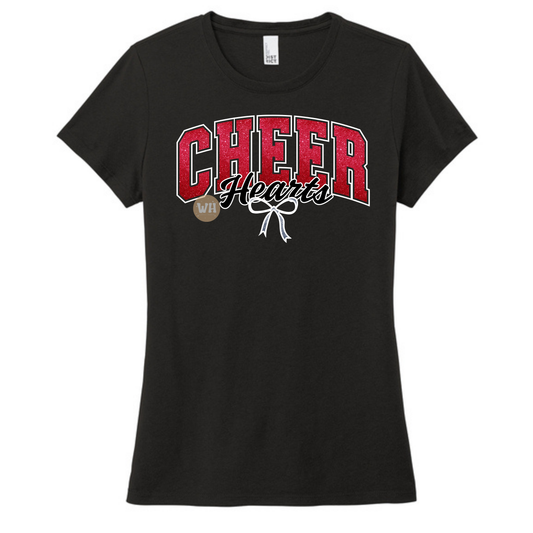 Hearts Cheer with Bow