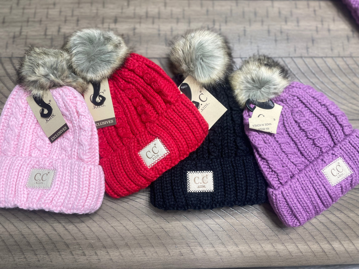 Kids CC Beanie w/custom patch