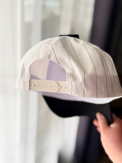 Glitter Baseball Stitches Patch Hat | Baseball Mom Snapback