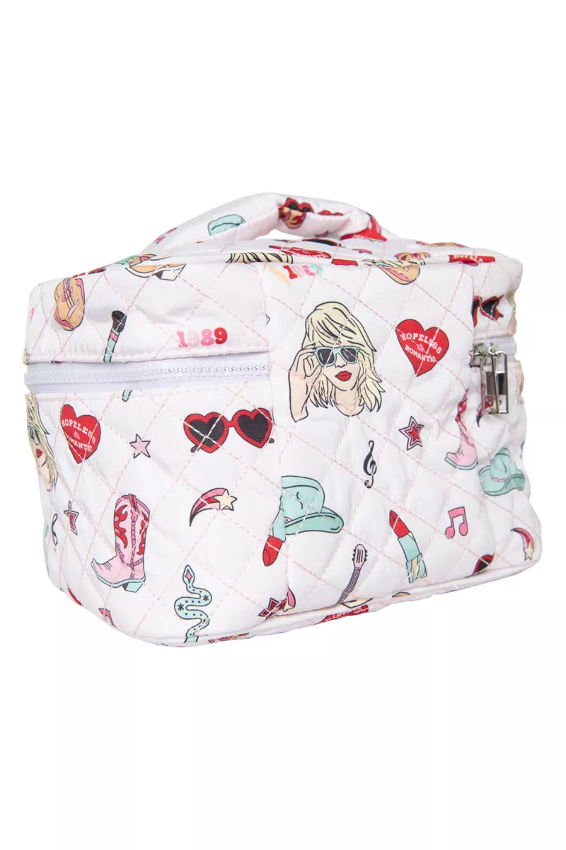 Music Girl Icons Cosmetic Make Up Bag