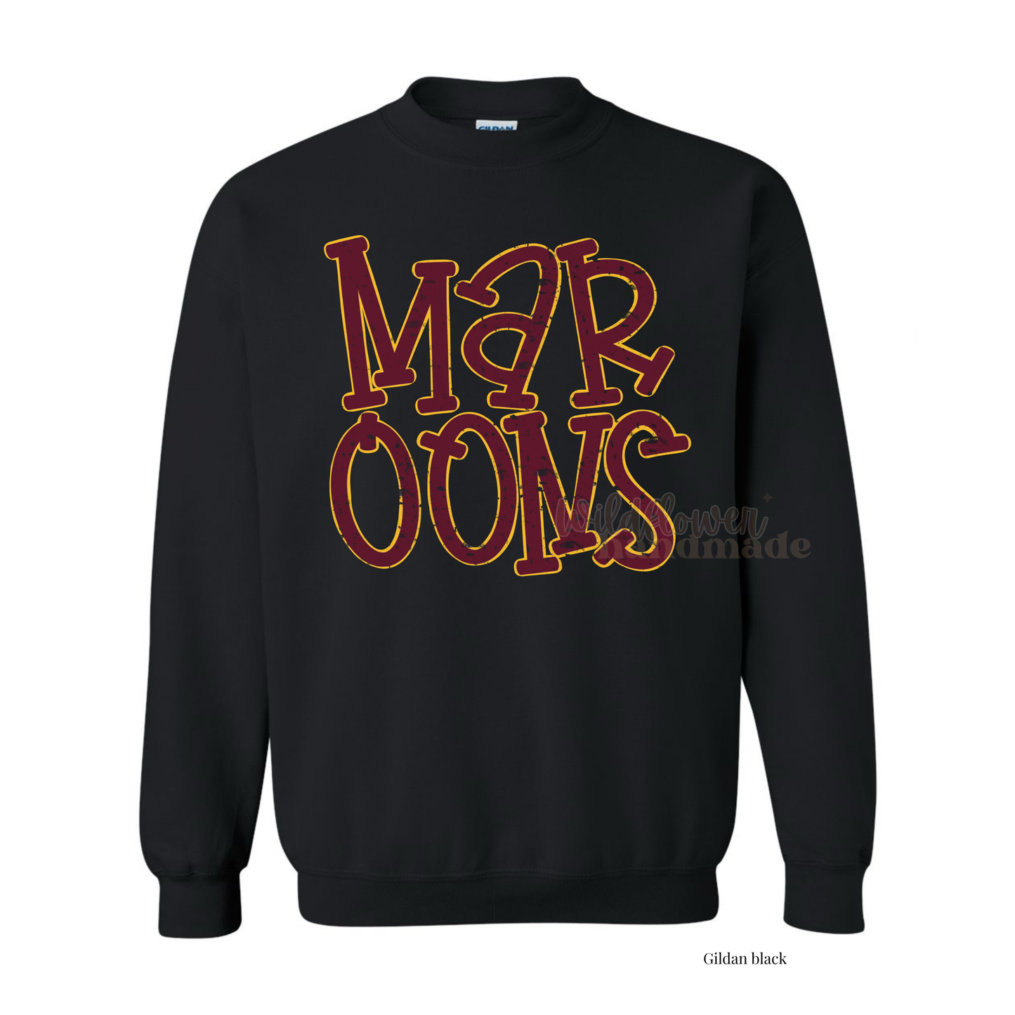 Maroons Gold Outline