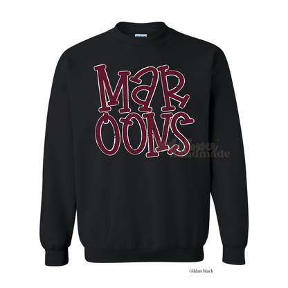 Maroons White Outline