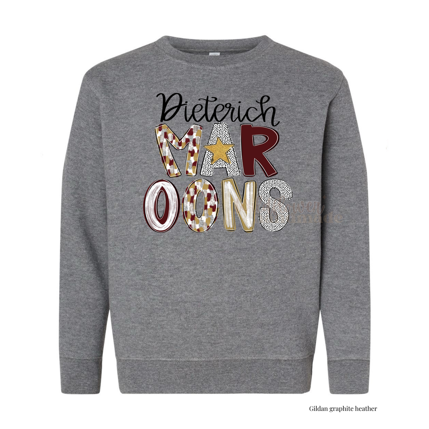 Poppy Maroons - Stacked