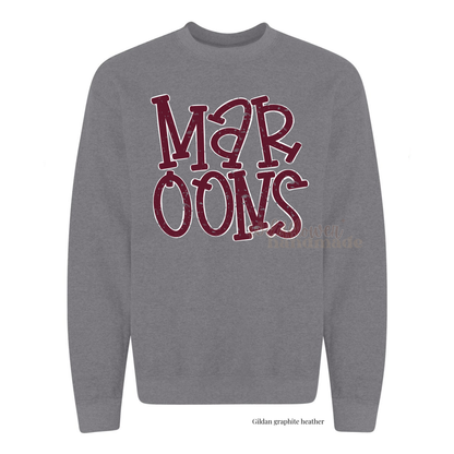 Maroons White Outline