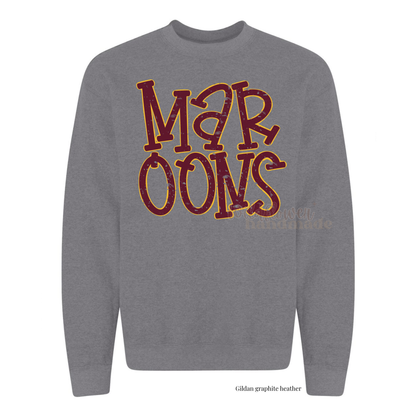 Maroons Gold Outline