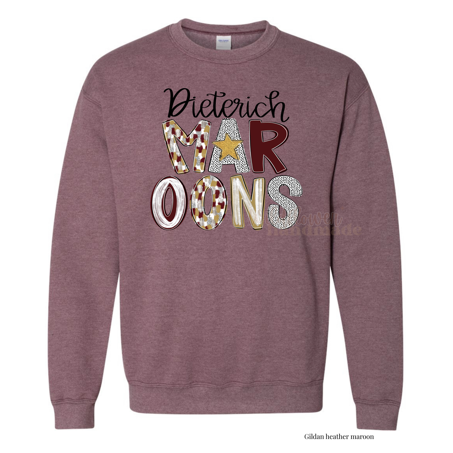 Poppy Maroons - Stacked