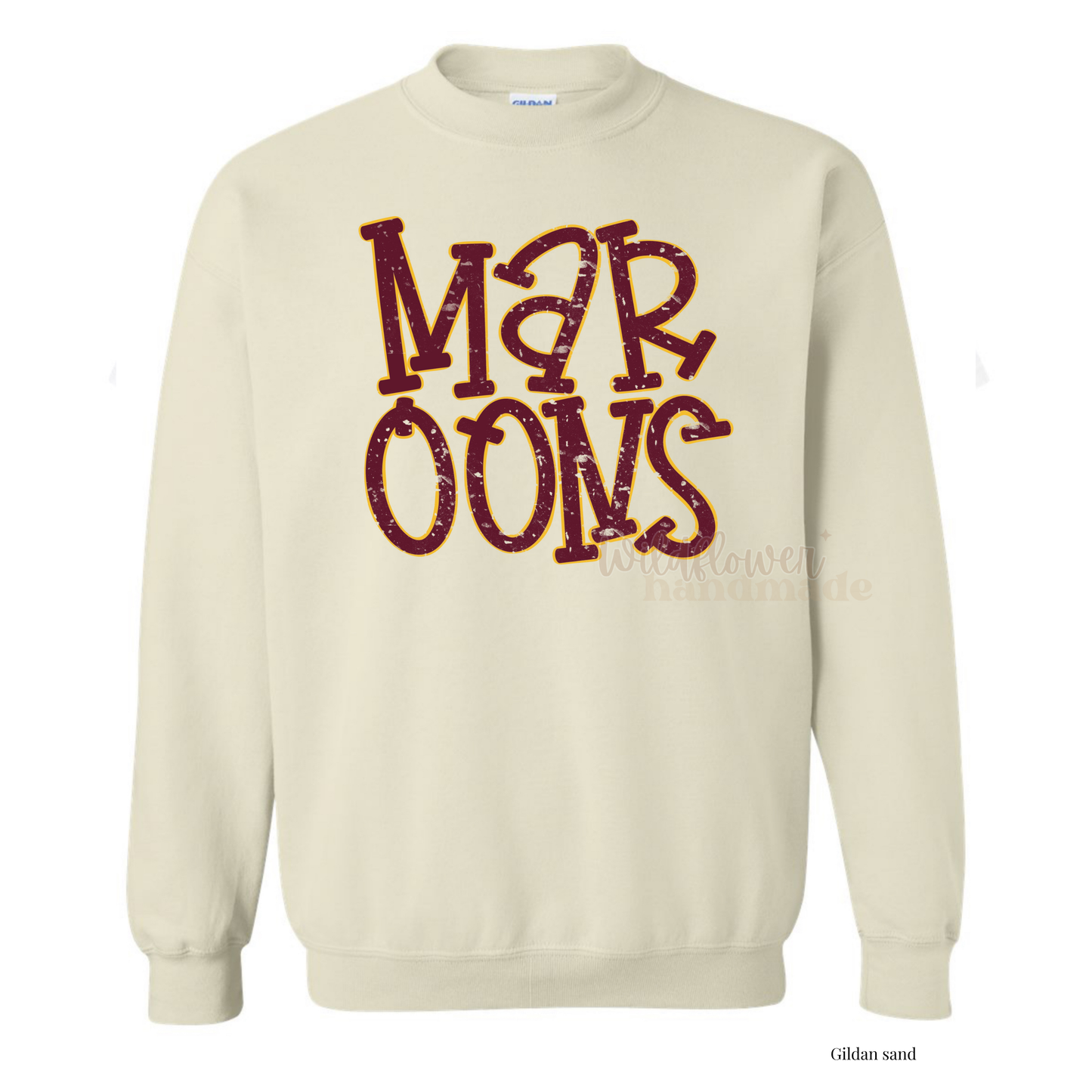 Maroons Gold Outline