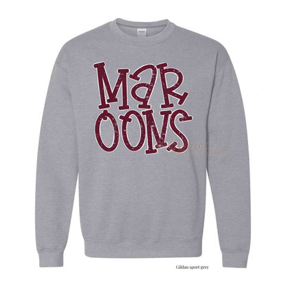 Maroons White Outline