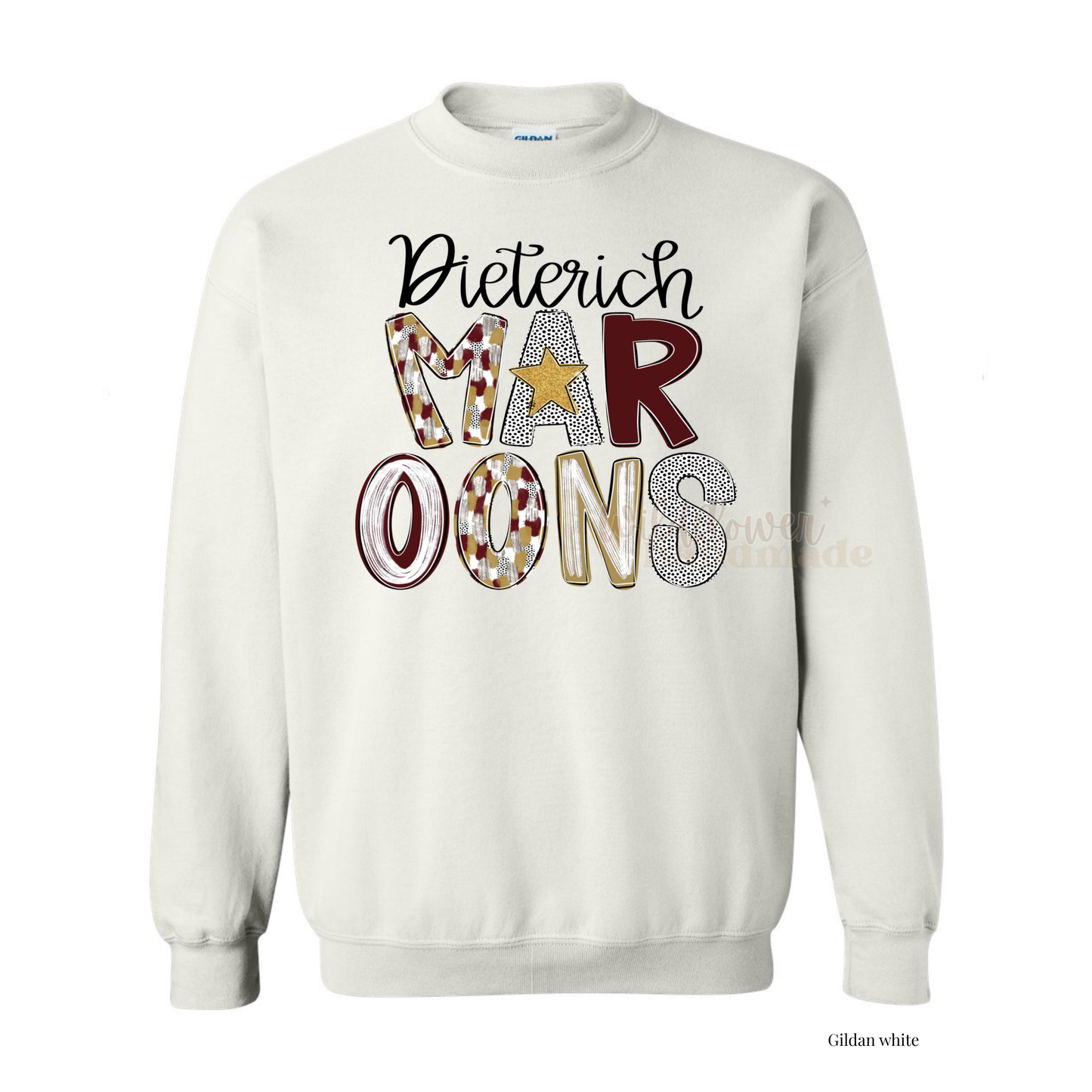 Poppy Maroons - Stacked