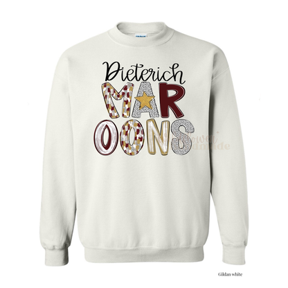 Poppy Maroons - Stacked