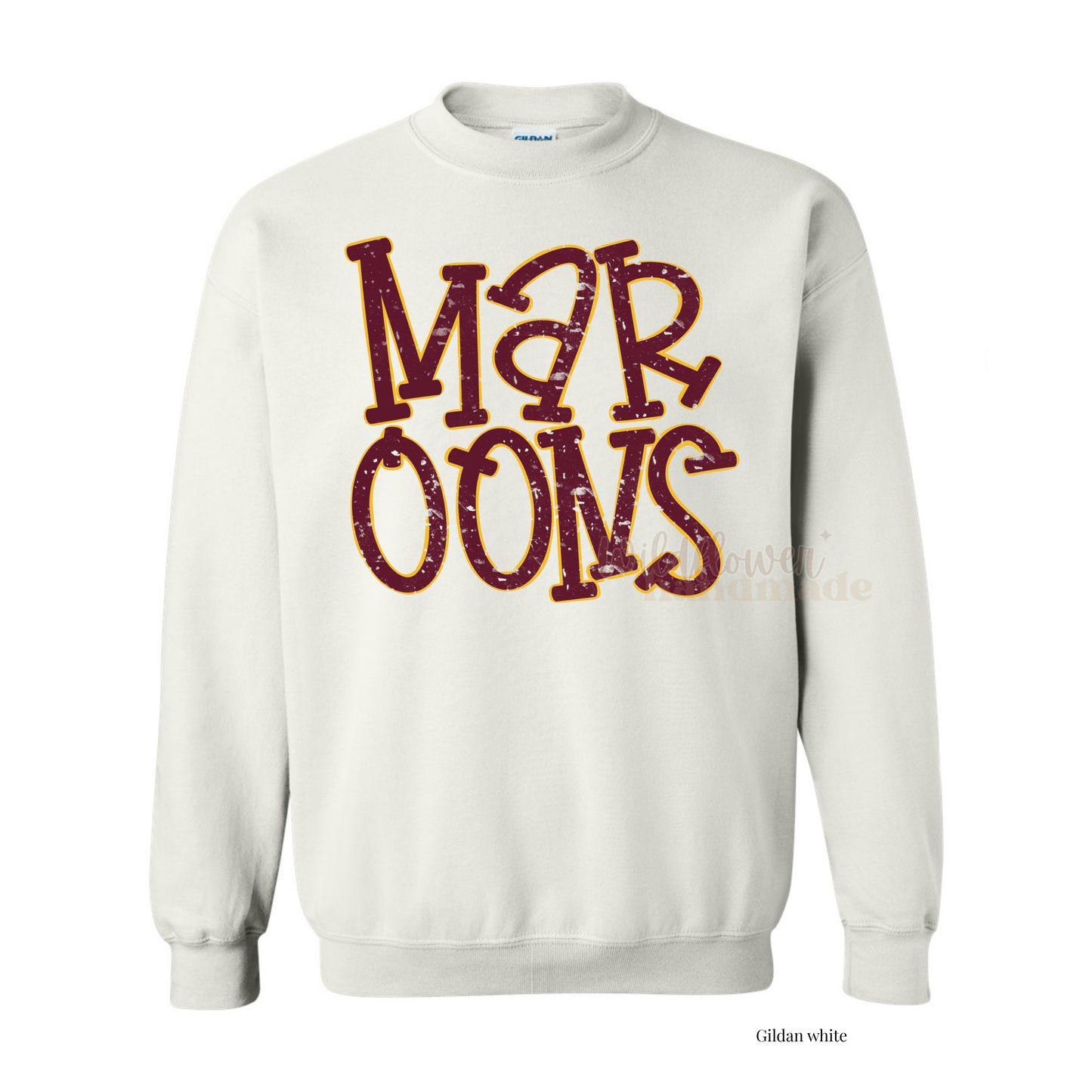 Maroons Gold Outline