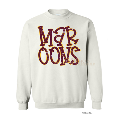 Maroons Gold Outline