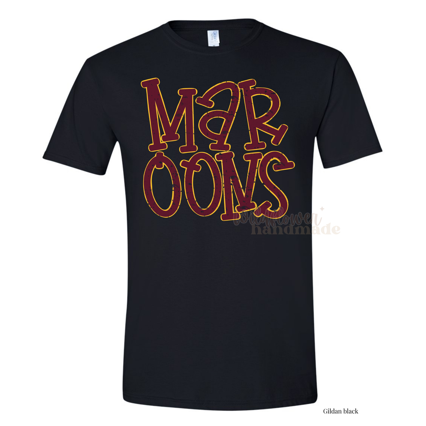 Maroons Gold Outline
