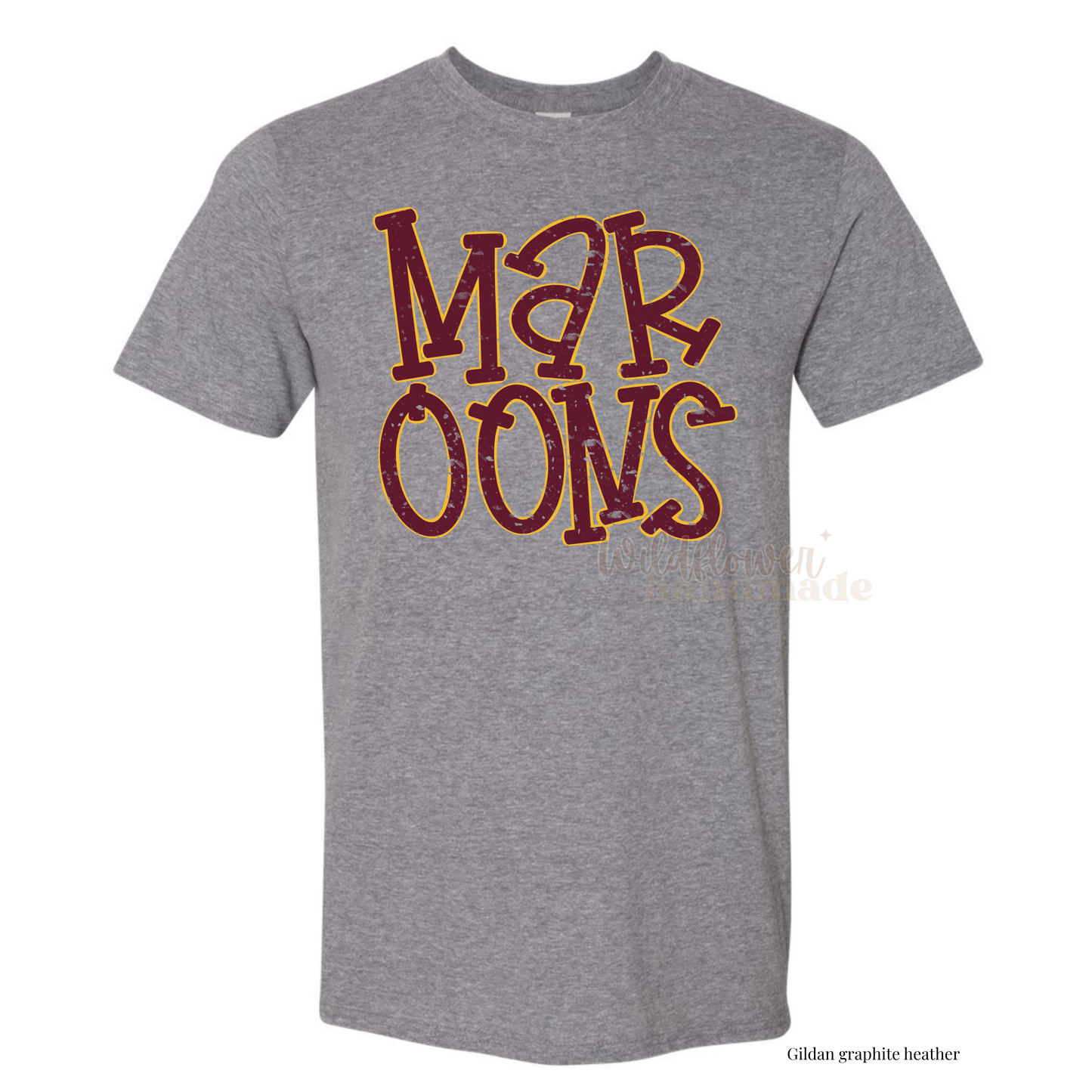 Maroons Gold Outline