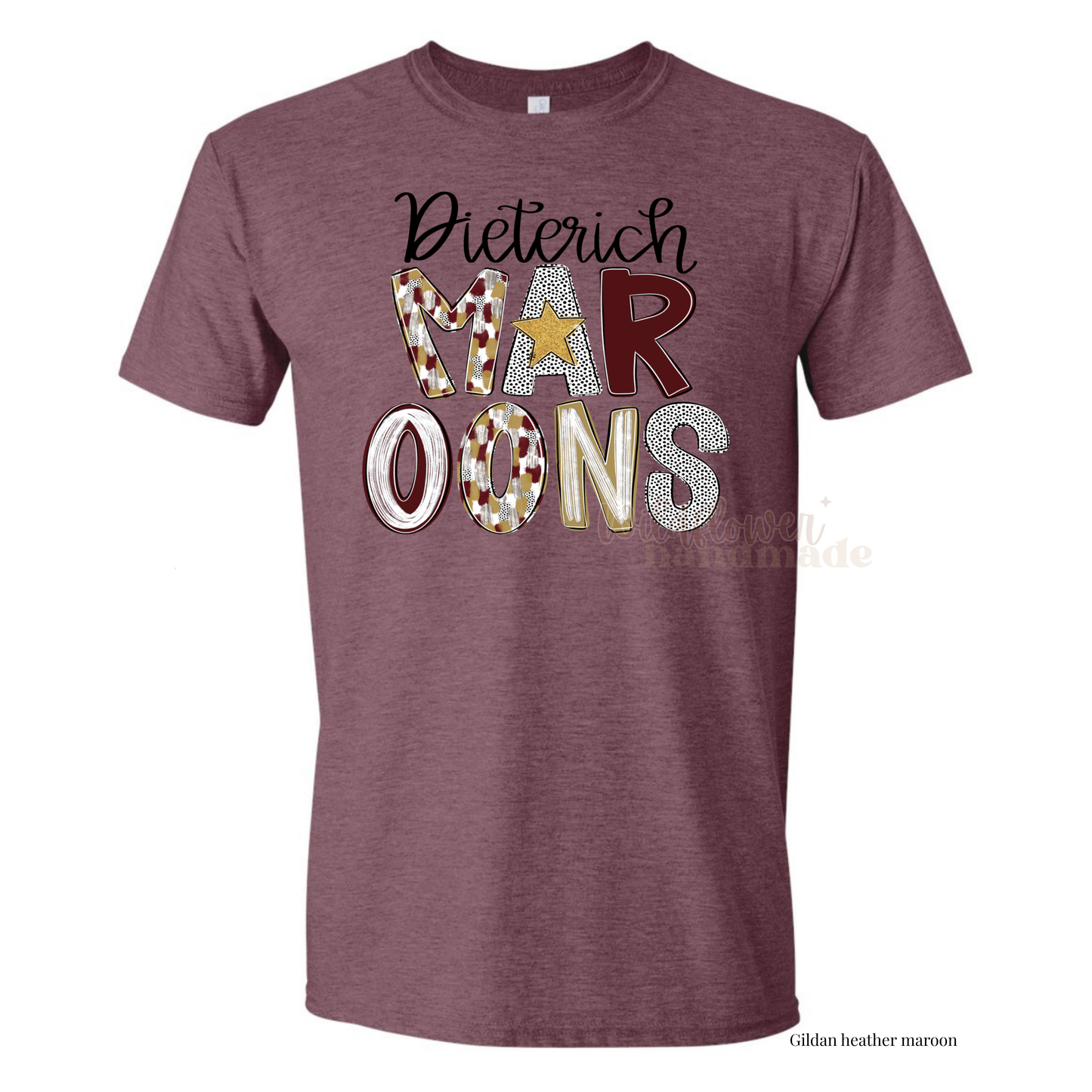 Poppy Maroons - Stacked