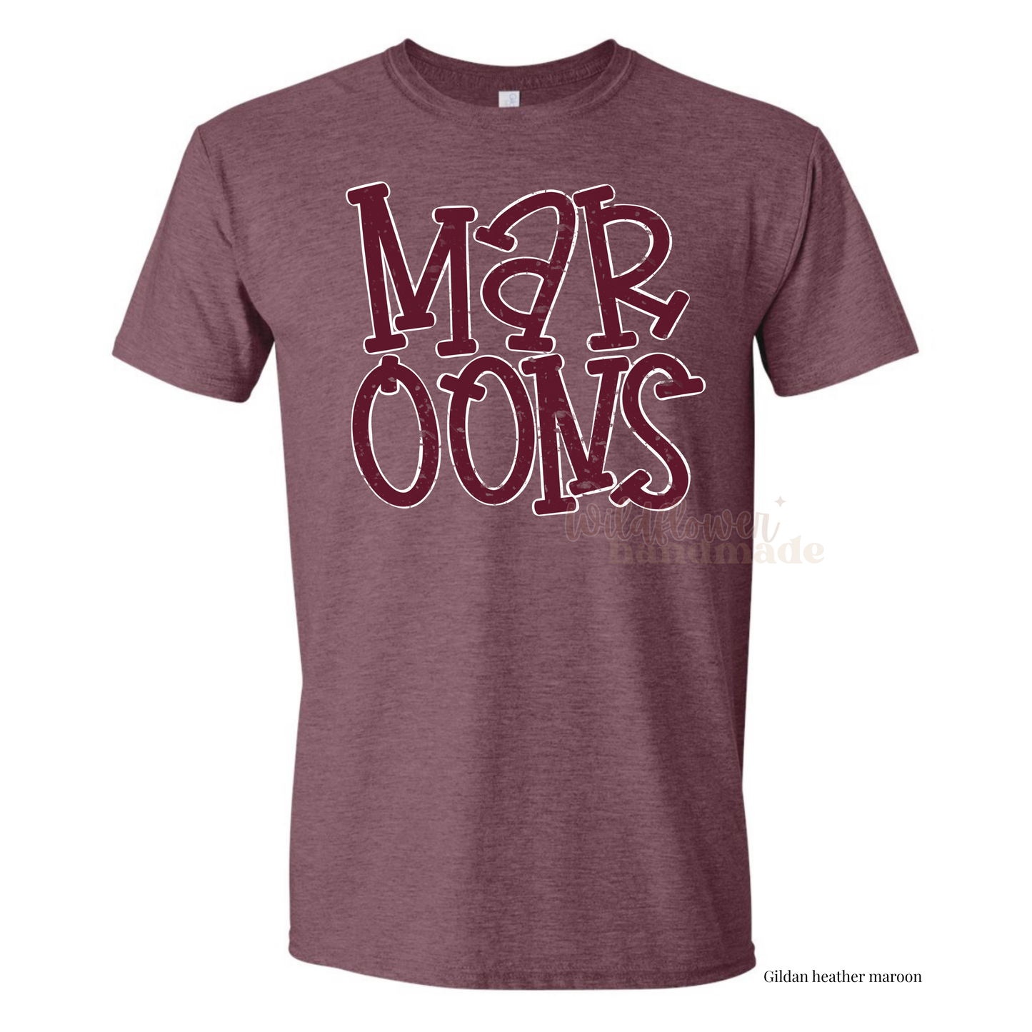 Maroons White Outline