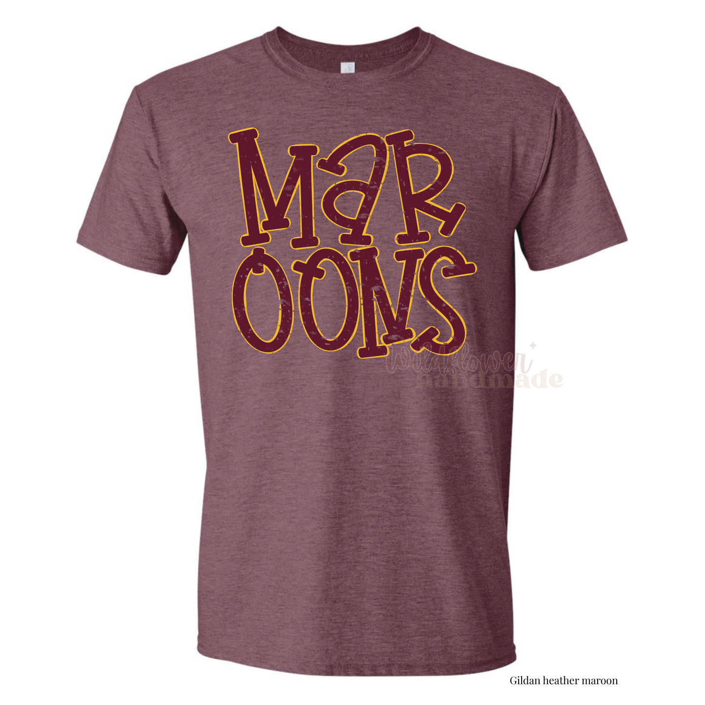Maroons Gold Outline