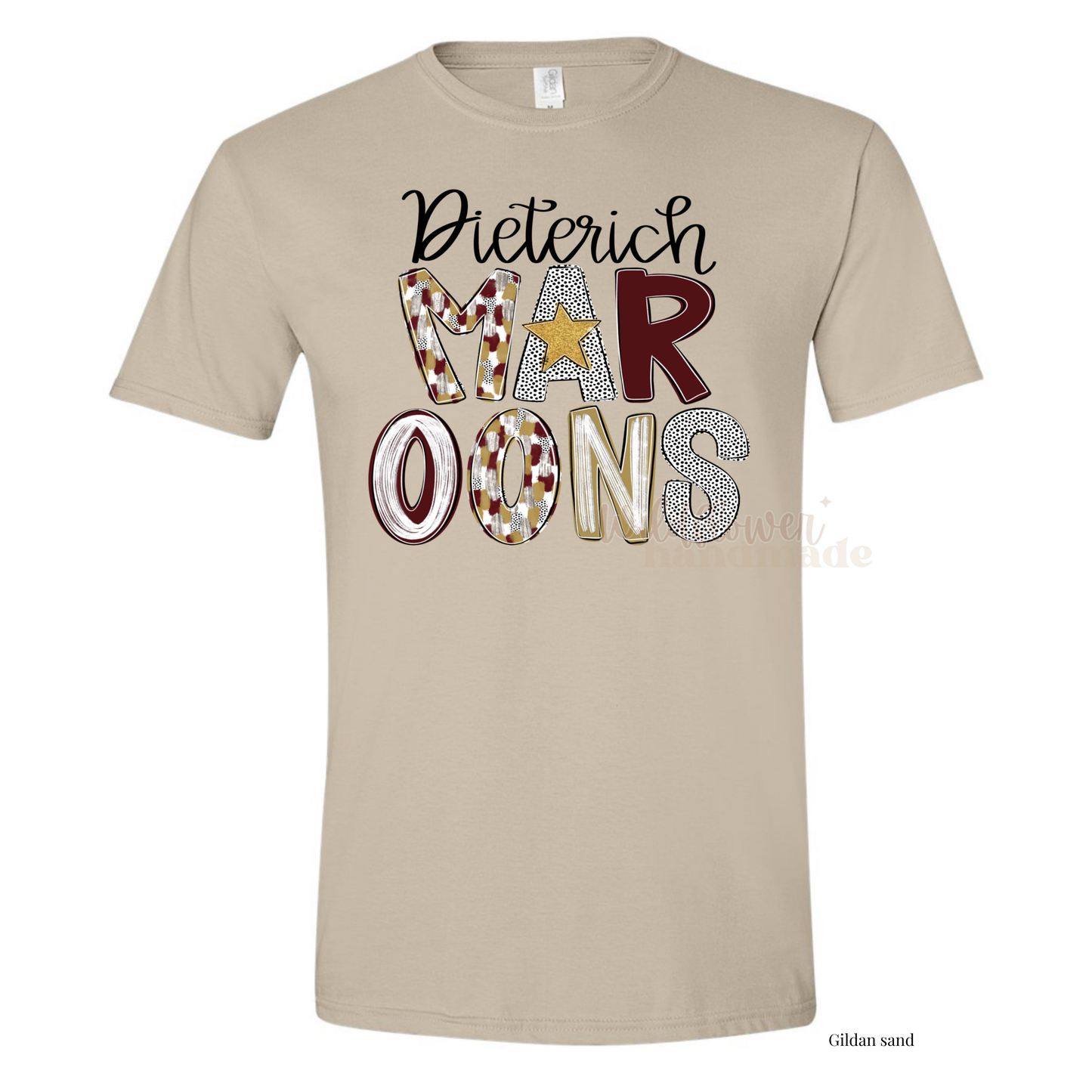 Poppy Maroons - Stacked