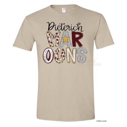 Poppy Maroons - Stacked