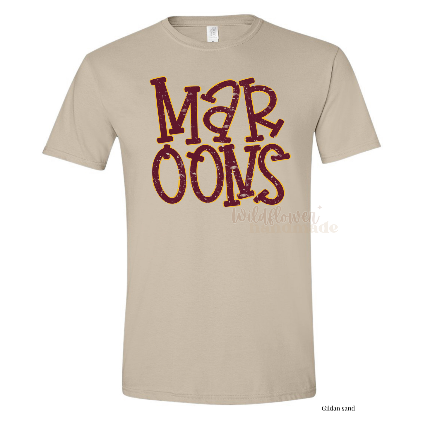 Maroons Gold Outline