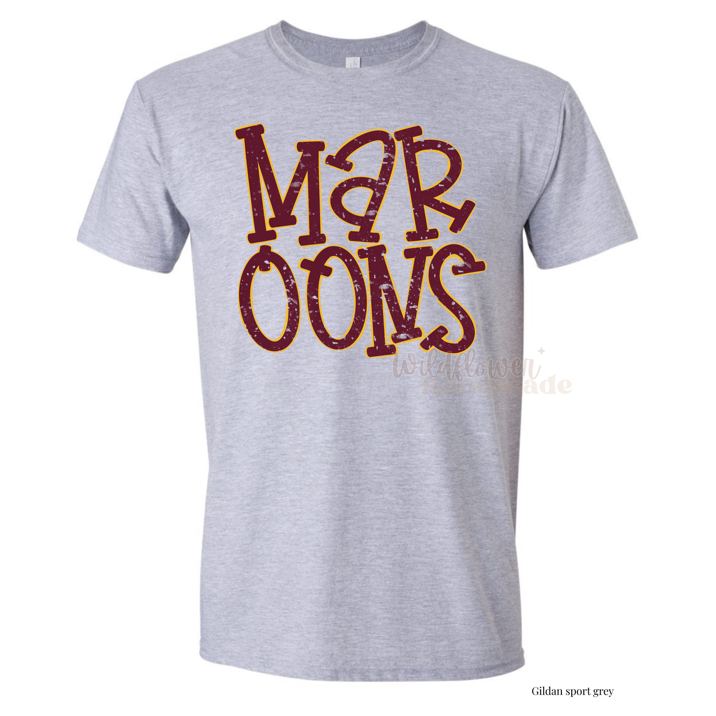 Maroons Gold Outline