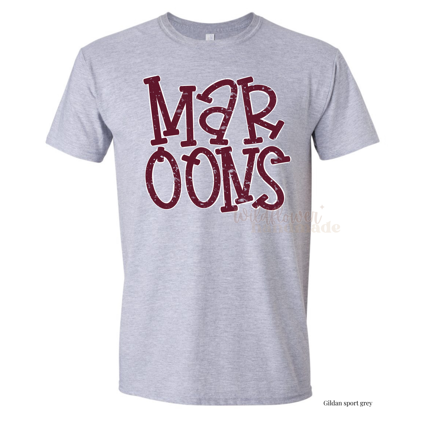 Maroons White Outline