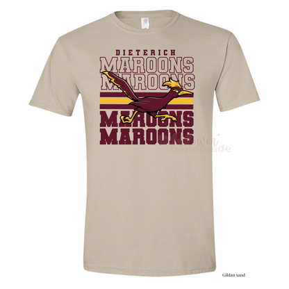 Gold & Maroon Dieterich Maroons