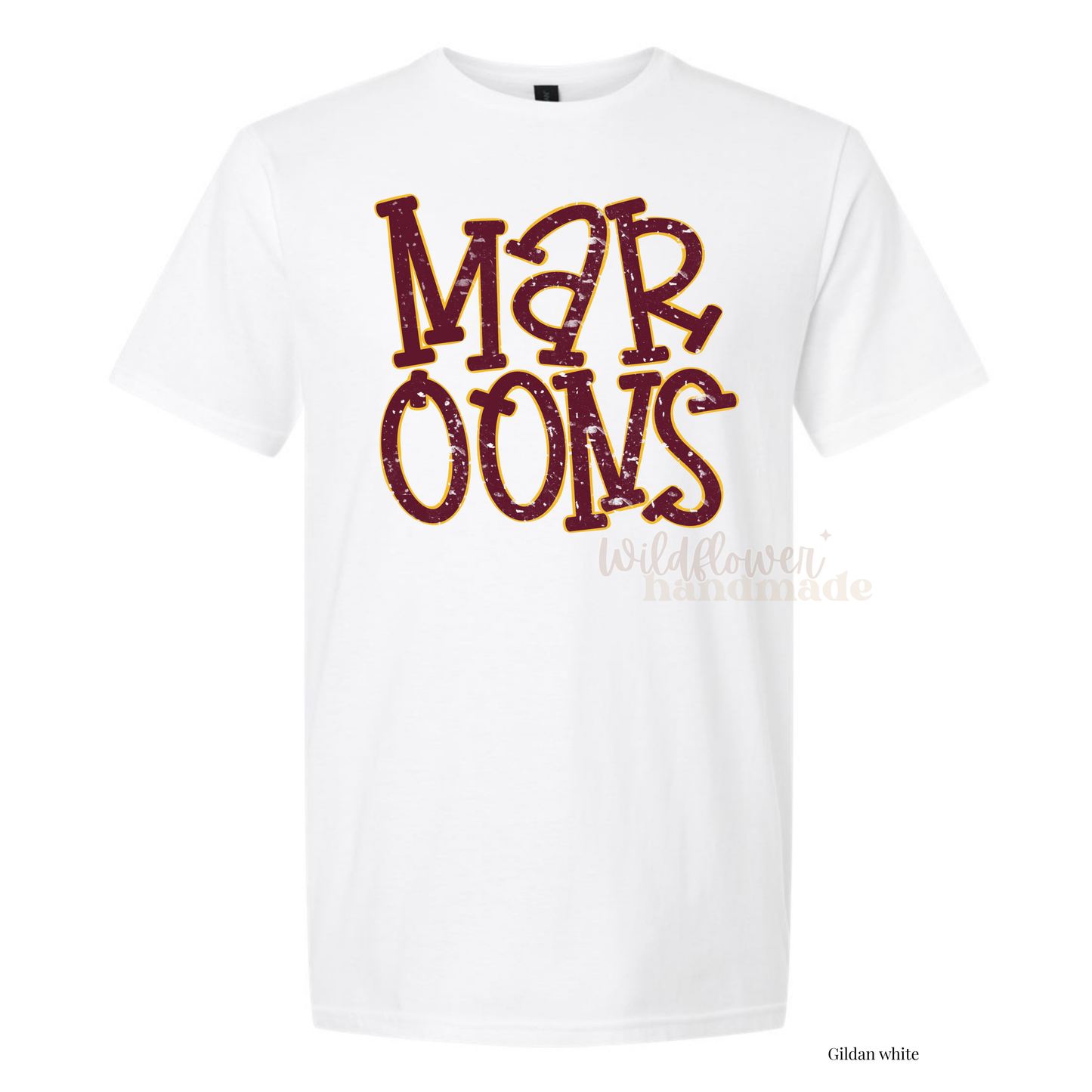 Maroons Gold Outline