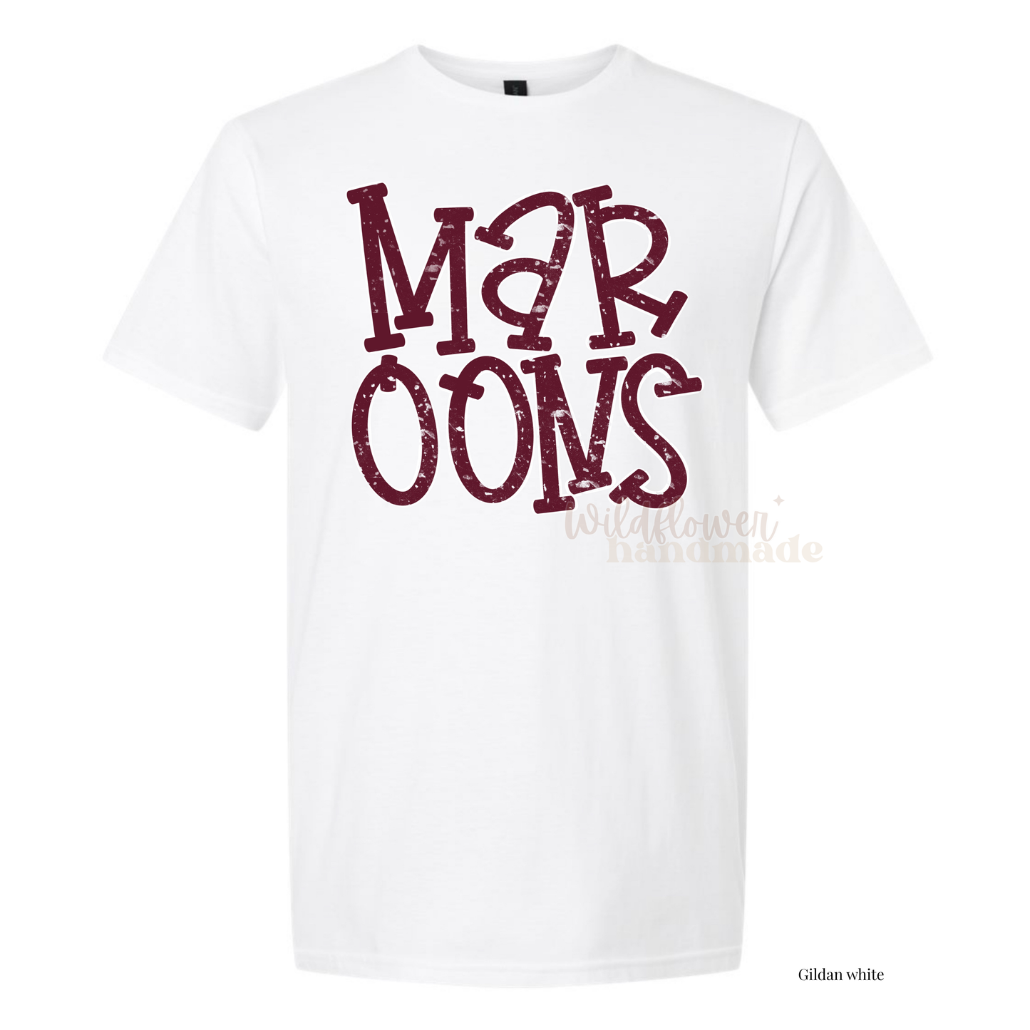 Maroons White Outline
