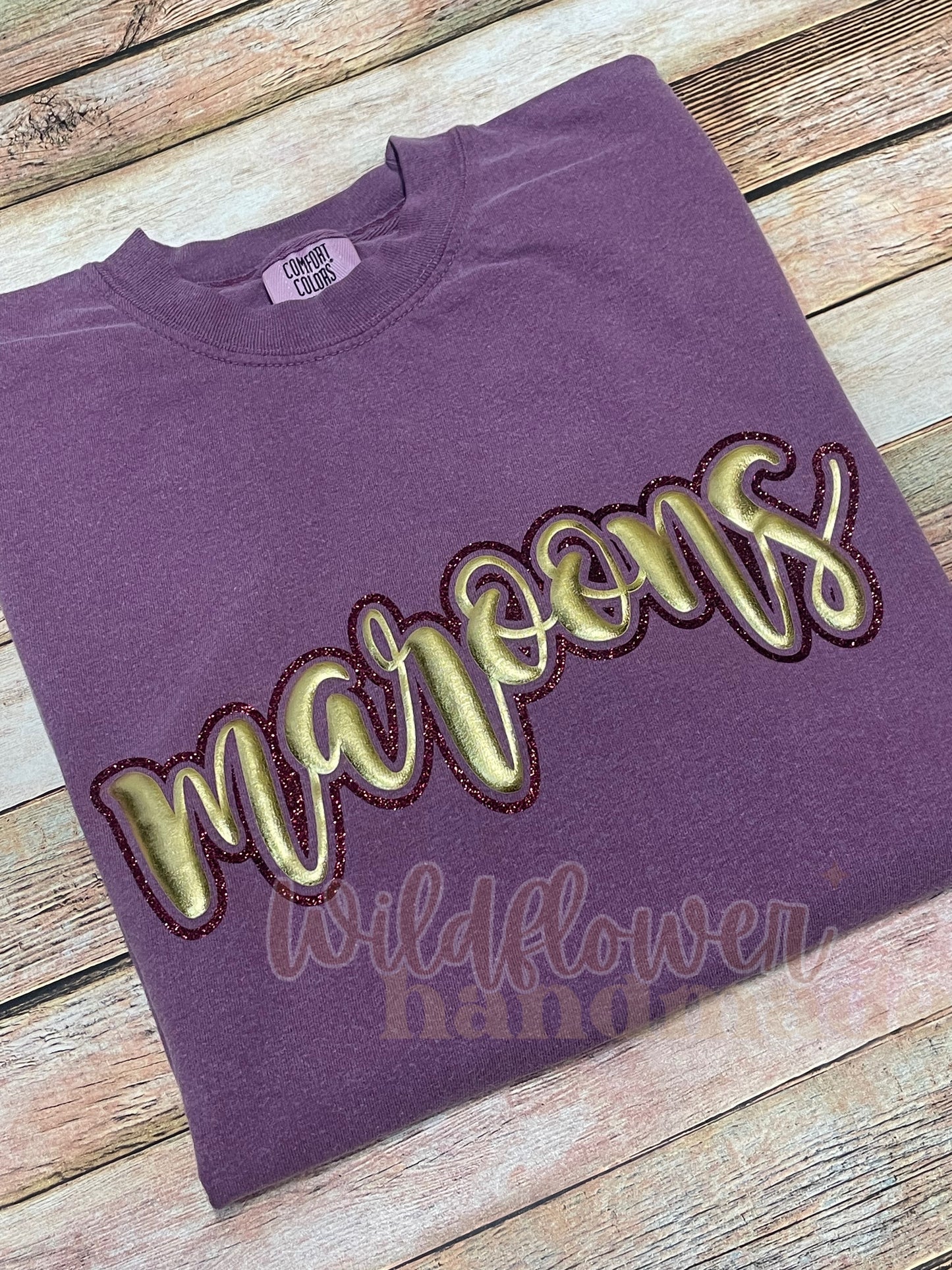 Glitter & Puff Maroons